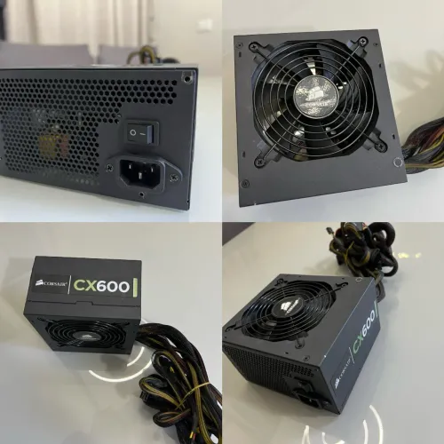 Fonte Corsair CX 600W 80Plus Bronze