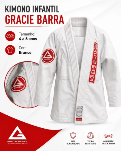Kimono Grace Barra - 4 a 6 anos