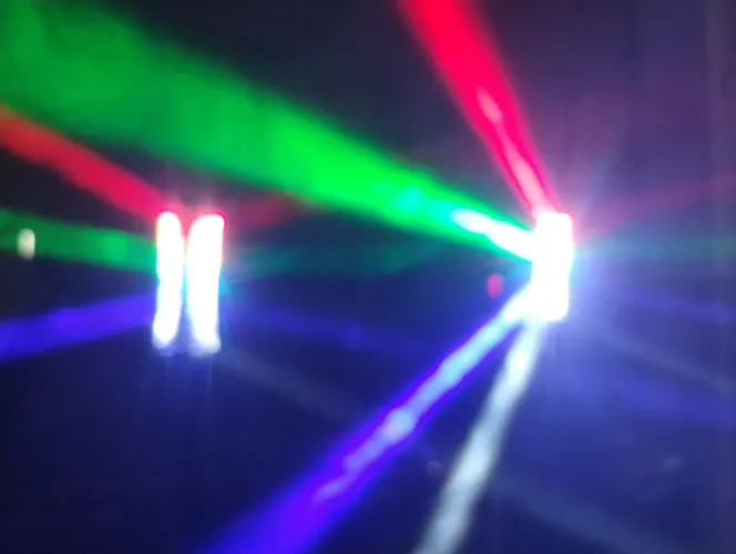 Moving spider led