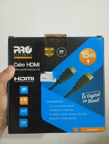 Cabo HDMI 15 metros 4K