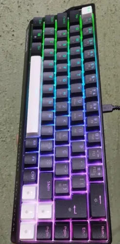Teclado Mecânico Magnético PCYES Gamma Black Vulcan RGB