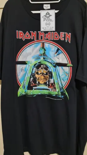 Camiseta Retro Iron Maiden Aces High Powerslave Xggg G3 Plus