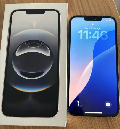 iPhone 16E 256gb Preto - Seminovo (Nota Fiscal e Película de Tela)