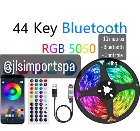 Fita led 10 metros rgb