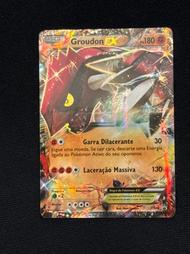 Carta Pokémon Groudon Ex XY42 Promo