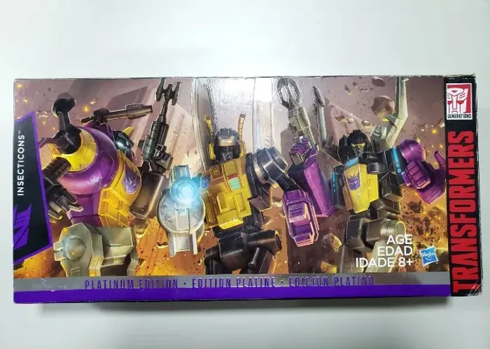 OPORTUNIDADE RARA - Transformers Insecticons Platinum Edition | Set Completo G1