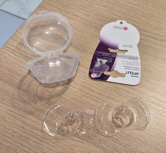 Protetor De Mamilo Médio, Philips Avent, Transparente