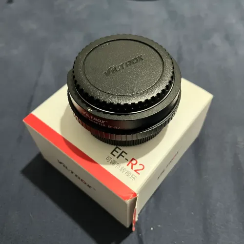Adaptador viltrox de lente cânon EF para R 