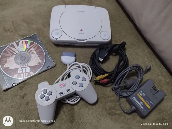 Ps one completo funcionando perfeitamente 