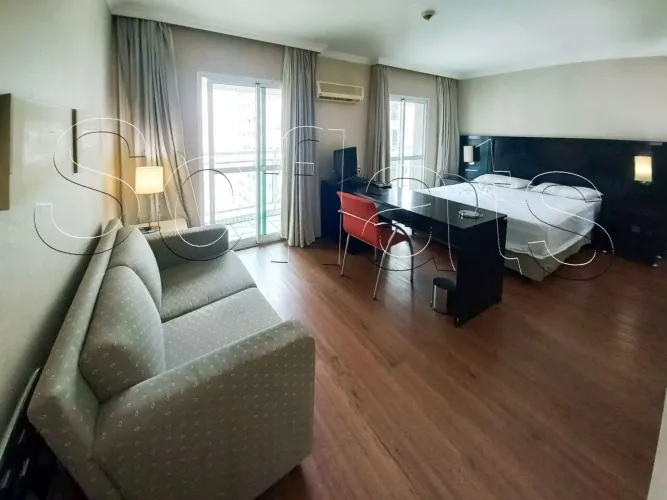 Flat no Perdizes Tower disponível para locação próximo da PUC-SP em Perdizes.