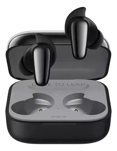 Fone Realme Buds Air 3s Bluetooth 5.3 Bateria 30h 4 Mic Enc Cor Preto