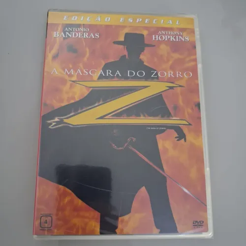 Dvd A Máscara do Zorro - Antonio Banderas, Anthony Hopkins - Original Usado