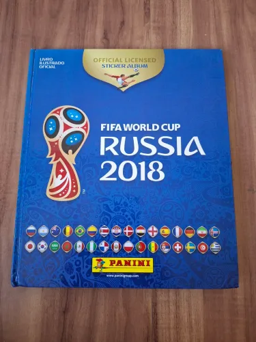 Album COMPLETO Copa do Mundo 2018 capa dura