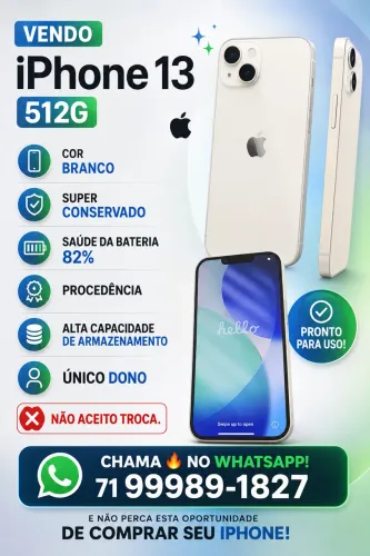 iPhone 13 512g Branco