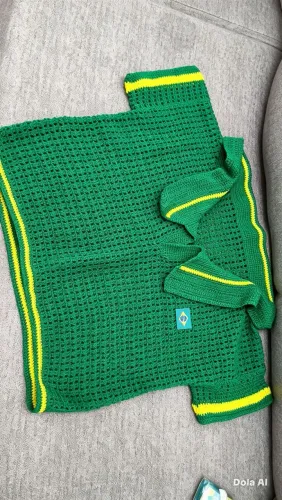Blusa do Brasil em crochê 