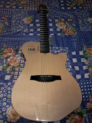 Violão flat semi acústico gleuso luthier