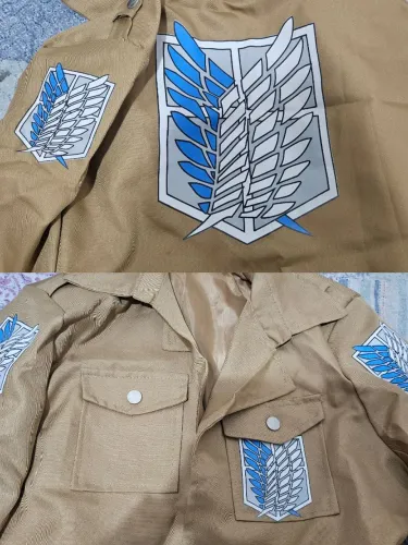 Jaqueta cosplay attack on titan
