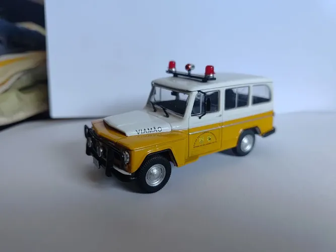 Miniatura rural polícia rodoviária do RS
