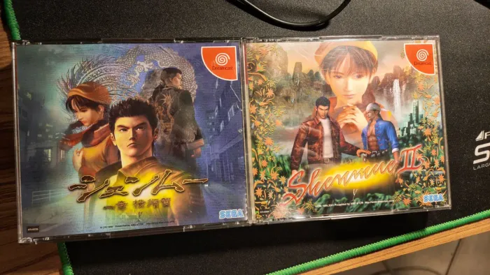 Shenmue 1 e 2 para dreamcast japonês