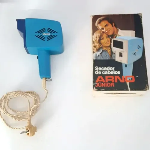 Secador de Cabelo Arno Júnior Anos 70 Antigo na Caixa Original