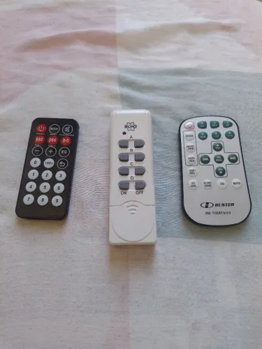 Controle remoto o conjunto 3 unidades