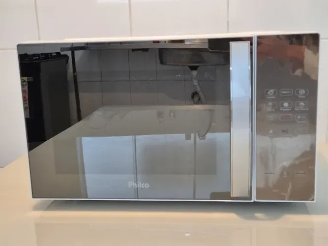 Microondas Philco Espelhado-Branco 25L