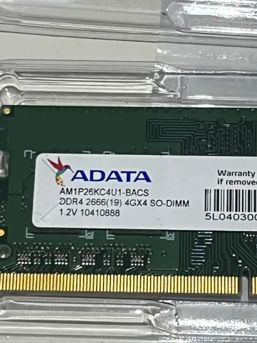 Memória ram 4gb ddr4 2666 - SO- Dimm 1.2v