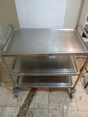 Carrinho Auxiliar Inox3 bandejas