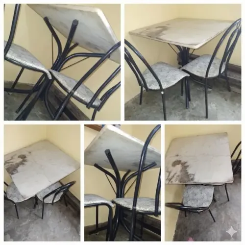 Mesa de jantar quadrada 
