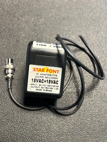 Fonte Adaptador para Mesa Alesis Multimix 6 18Vac