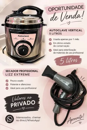 Secador e autoclave por R$1.000 ?