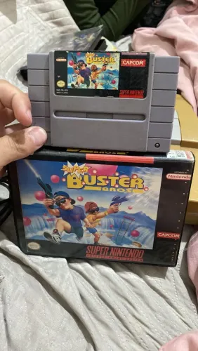 Vendo super buster bros fita de super nintendo