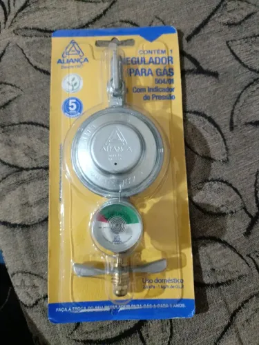 Regulador para gás "NOVO".