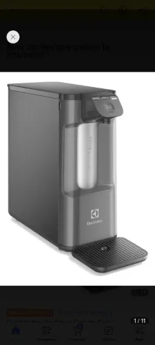 Filtro Electrolux Acqua Pure inox + entrega grátis em Sorocaba.