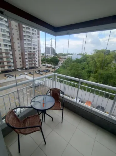 Apartamento mobiliado para locação no condomínio reserva morada, tem 2 quartos e 70m²
