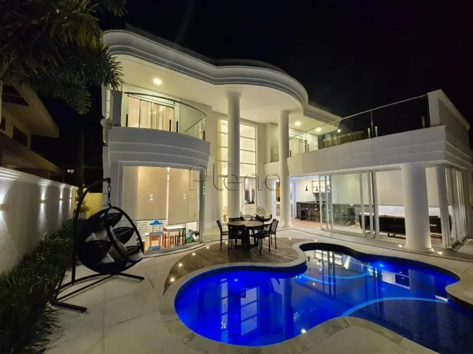 Sobrado à venda em Campinas, Alphaville Dom Pedro 2, com 4 quartos, com 430 m²
