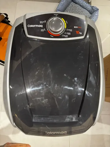 Tanquinho colormaq 10kg ecomax cinza 127v novo