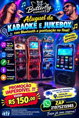Karaokê aluguel em Campo y