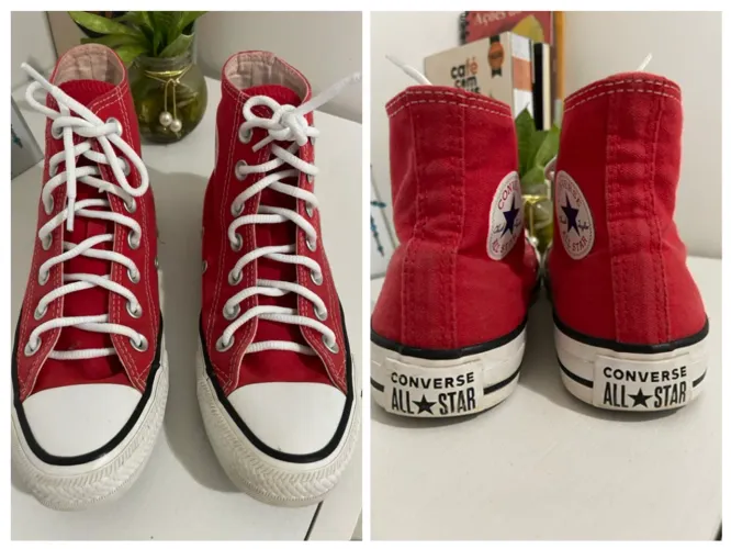 Tênis All Star vermelho ORIGINAL TAM 33