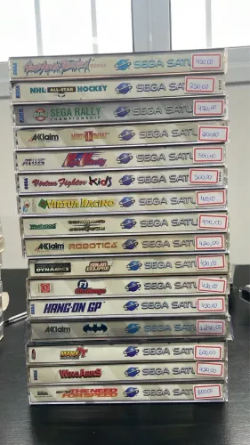Jogos de Sega Saturno ORIGINAIS Apartir de: