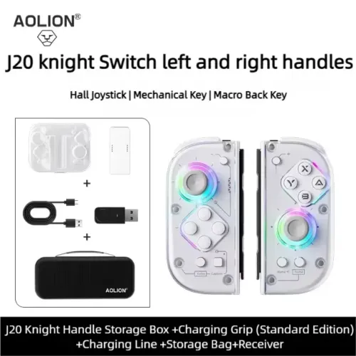 Gamepad sem fio Aolion J20 para Nintendo Switch