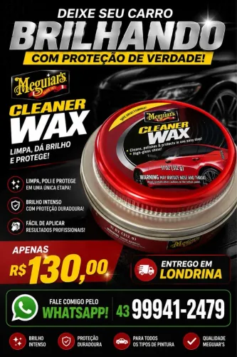 Cera Automotiva Cleaner Wax Meguiar?s