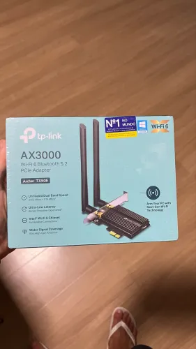 Placa de Rede PCI-E TP-Link Wireless AX3000 Dual-Band WiFi 6 + BT 5.0 - Archer TX50.