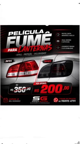 Fumê em lanterna