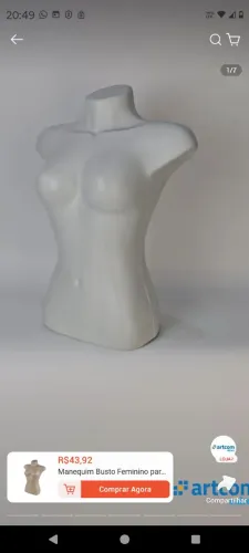 Vendo maniquim usado 
