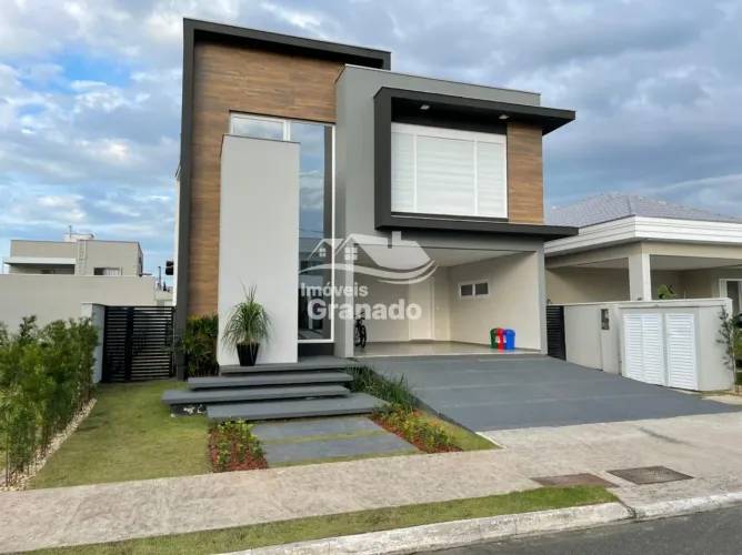 Casa de alto padrão para locação no Condomínio Caledônia, com 4 dormitórios sendo 2 suítes