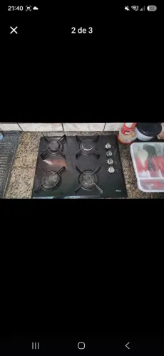Vendo fogão Cooktop 4 bocas