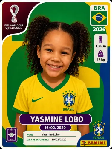 Faço figurinha da Copa com seu filho !