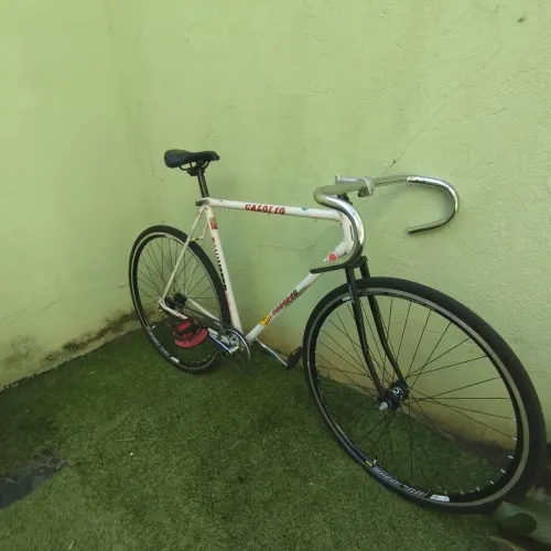 Bicicleta Fixa Caloi 10 Original Branca Quadro 52 - Aro 700