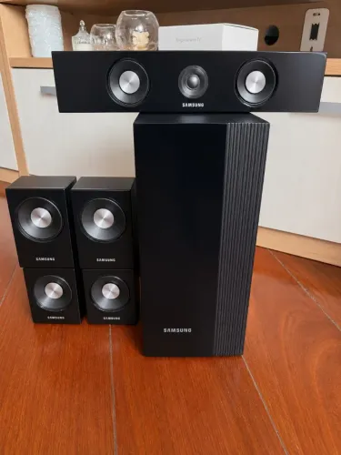 Home Theater Samsung 5.1 Original - 6 Caixas de Som + Subwoofer